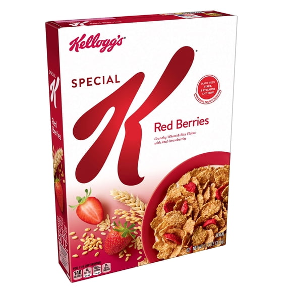Special K Breakfast Cereal, Red Berries (Pack of 4)