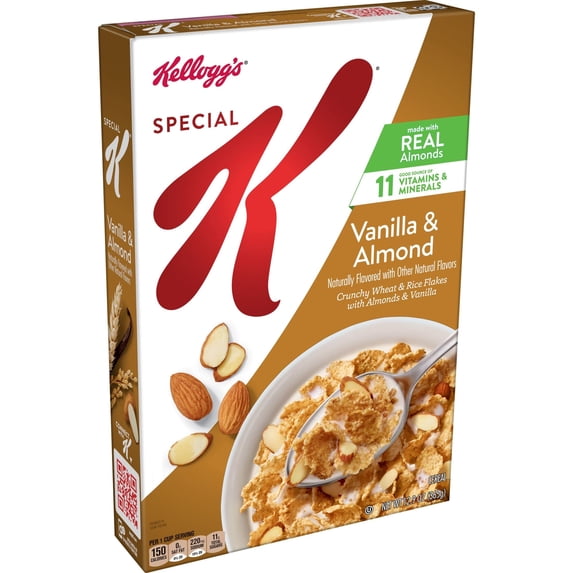 Special K Breakfast Cereal, Vanilla and Almond (Pack of 48)