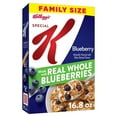 thumbnail image 1 of Special K Cold Breakfast Cereal, 11 Vitamins and Minerals, Made With Real Blueberries, Family Size, Blueberry, 16.9oz Box (1 Box), 1 of 13