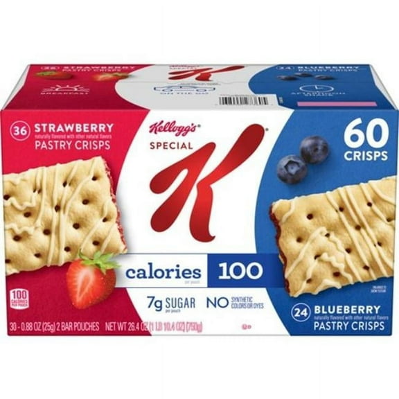 Special K Pastry Crisps, 60 Count - Pack of 60