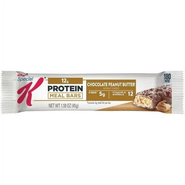 Special K Protein Meal Bar, Chocolate/Peanut Butter, 1.59 oz, 8/Box Special K Protein Meal Bar, Chocolate/Peanut Butter, 1.59 oz, 8/Box