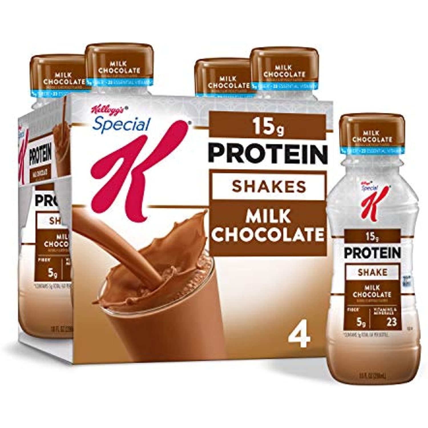 Special K Protein Shakes, Milk Chocolate, Gluten Free, 10 Fl Oz Bottles