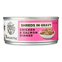 Special Kitty Chicken & Salmon Dinner Shreds in Gravy Wet Cat Food, 5.5 oz Can