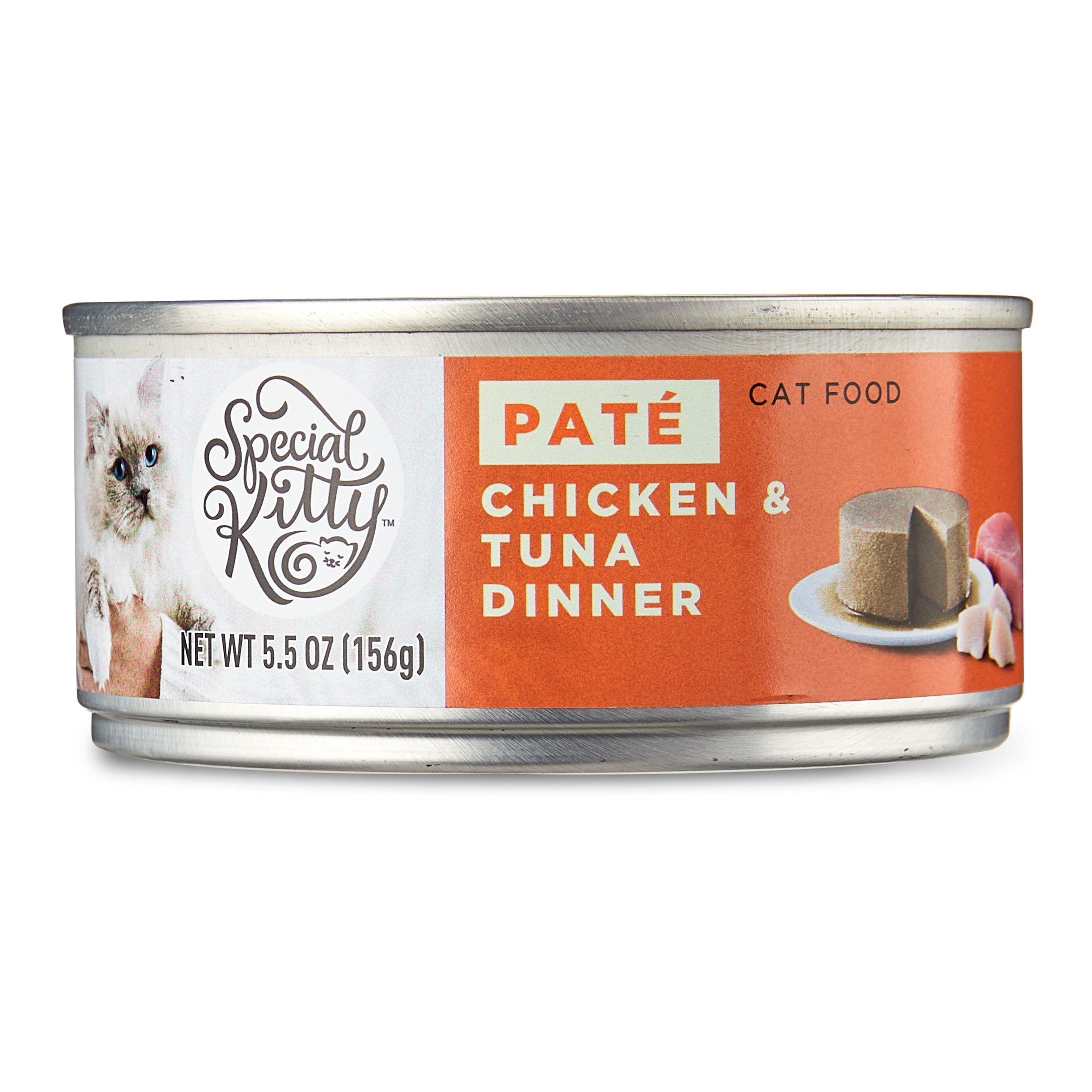 Special Kitty Chicken & Tuna Dinner Pate Wet Cat Food, 5.5 oz Can
