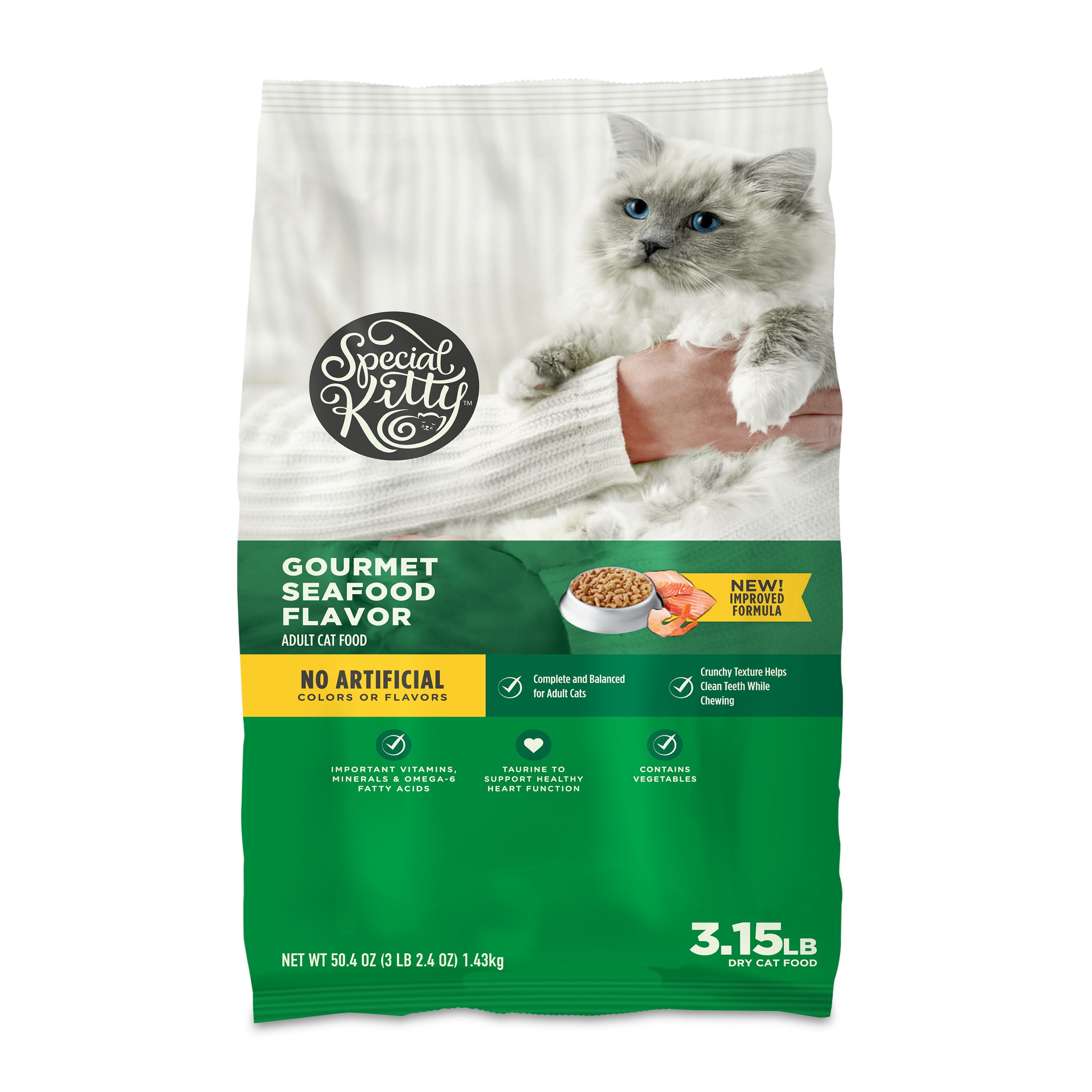 Special Kitty Gourmet Formula Seafood Blend Flavor Dry Cat Food