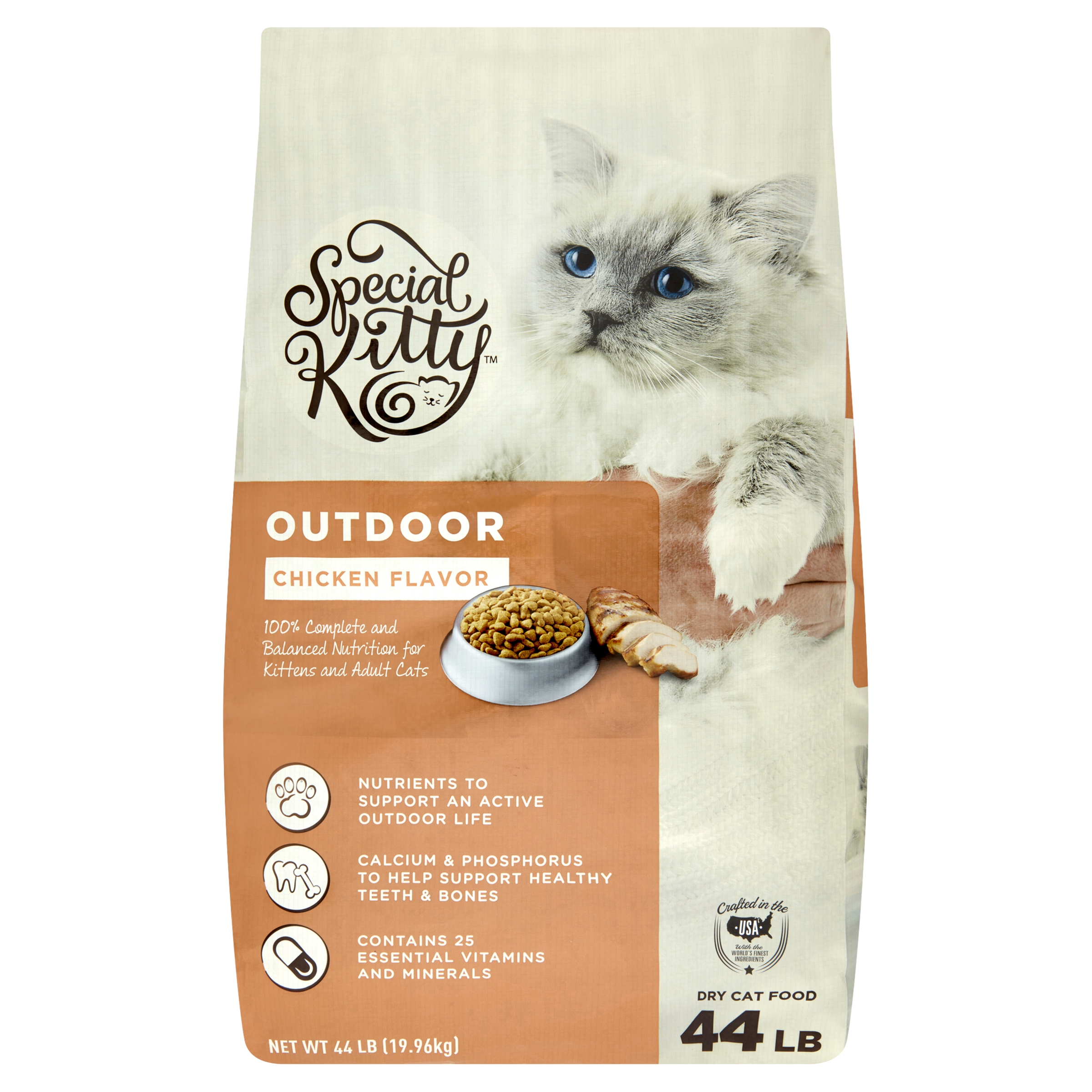 Special Kitty Outdoor Formula Dry Cat Food, 44 lb - image 1 of 9