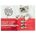 thumbnail image 1 of Special Kitty Poultry & Beef Cuts in Gravy Wet Cat Food Variety Pack, 5.5 oz Cans (36 pack), 1 of 11