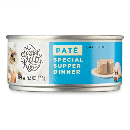 Special Kitty Special Supper Dinner Pate Wet Cat Food, 5.5 oz Can