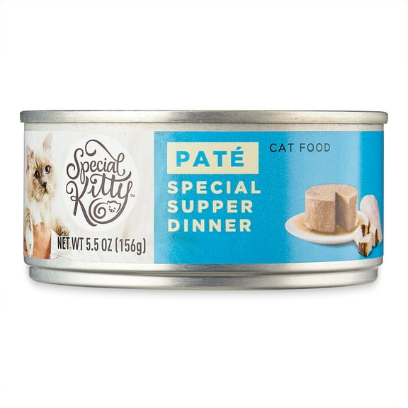 Special Kitty Special Supper Dinner Pate Wet Cat Food, 5.5 oz Can