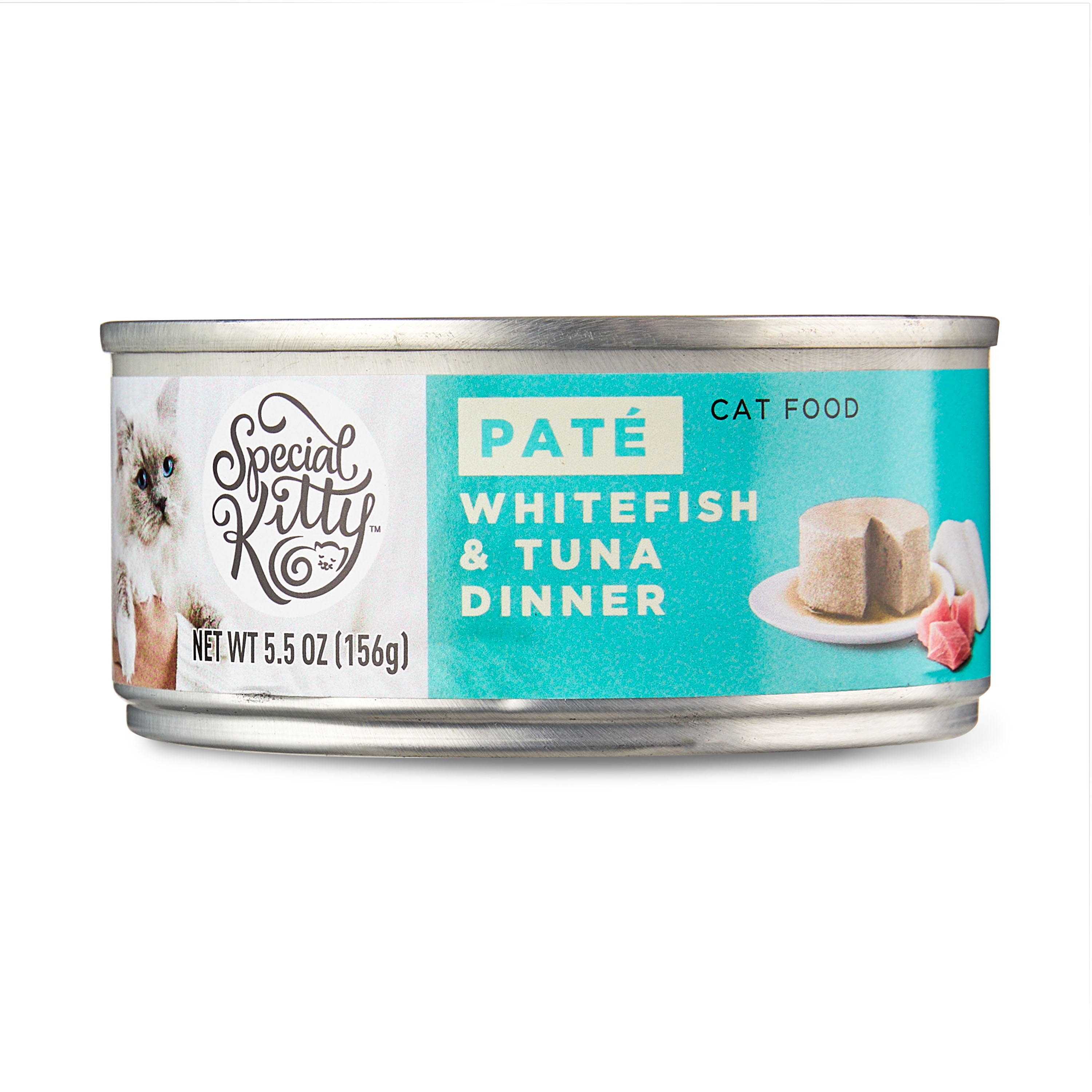 Special Kitty Whitefish & Tuna Dinner Pate Wet Cat Food, 5.5 oz Can