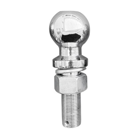 Special Lengthen Chrome Hitch Mount Tow Ball 50mm 2 INCH Shank Dia Coupling Trailer Parts RV Camper Caravan Accessories ,Easy to Install