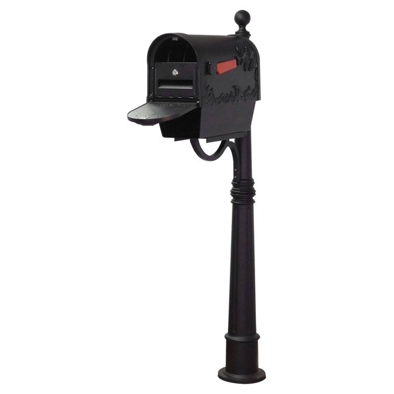Berkshire Curbside Mailbox with Locking Insert and Ashland Mailbox Post ...