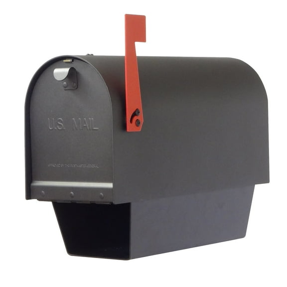 Special Lite Products Highland Bronze Titan curbside mailbox with newspaper tube