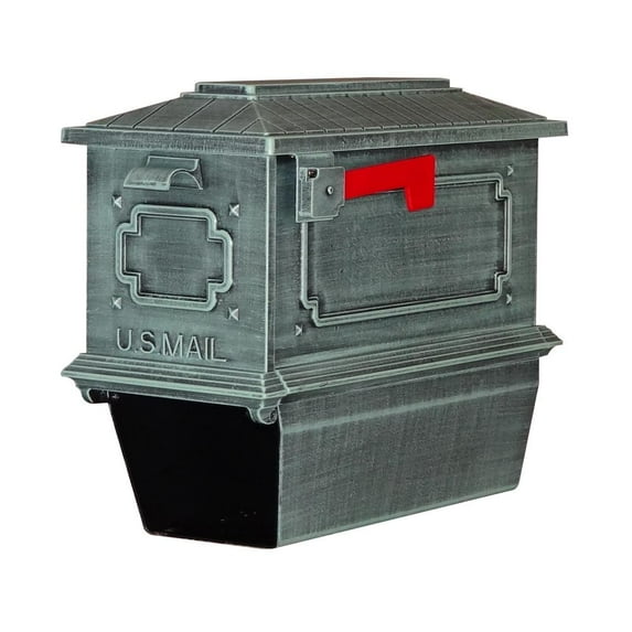 Special Lite Products SCK-2017-VG Kingston Curbside Mailbox with Paper Tube, Verde Green