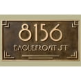 thumbnail image 1 of Special Lite Products MP-452-WH Contemporary Top Mount Address Plaque, White, 1 of 7