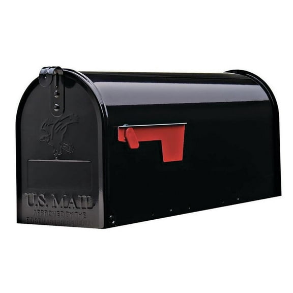 Special Lite Products Standard Steel #1 Verde Green Powder Coated Galvanized Steel Curbside Mailbox, Rust Resistant