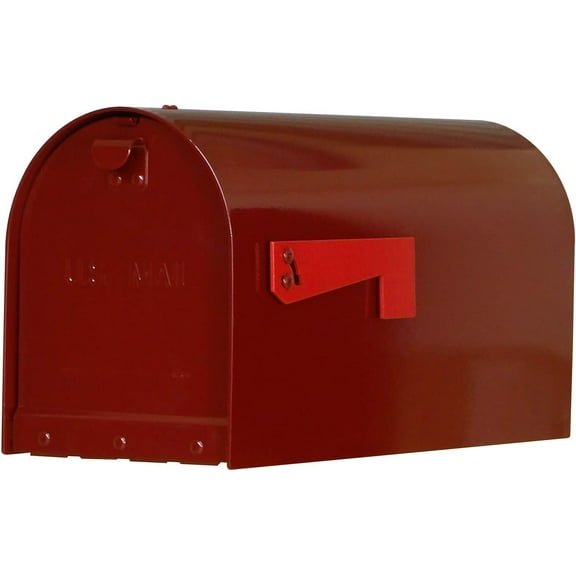 Special Lite Products vintage Wine Mid-Modern Rigby curbside mailbox