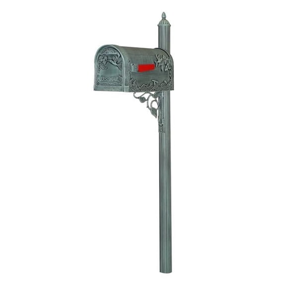 Hummingbird Curbside Mailbox with Albion Mailbox Post