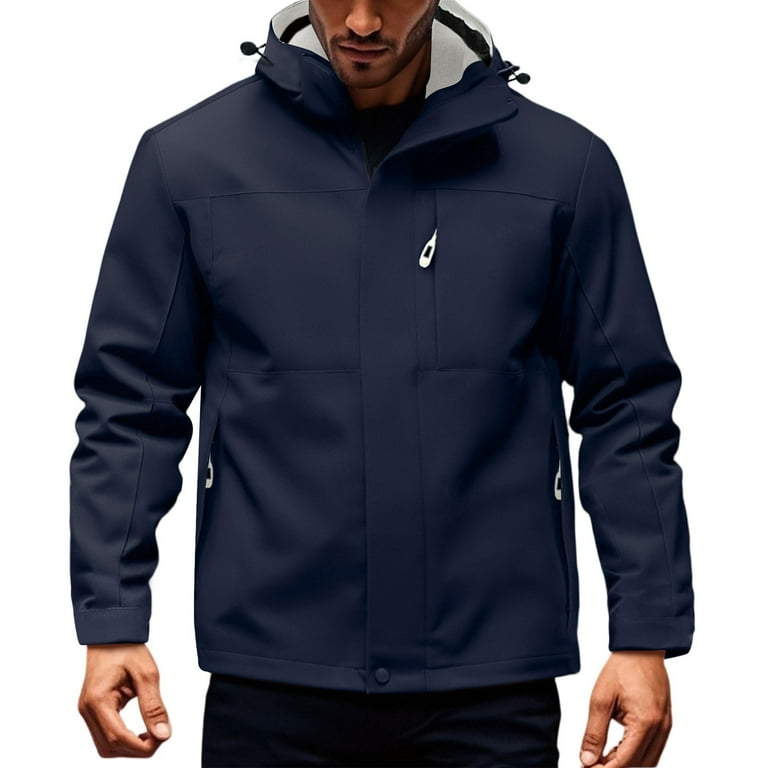 Hiking Jacket Windbreaker For Cold Weather Mens Rain Jackets