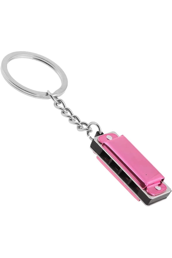 Special Mini Harmonica 8 Tone 4 Holes Harmonica Keychain For Key 1.38x0.47in Musical Instruments Gifts For Chirdren Harmonica Keyring