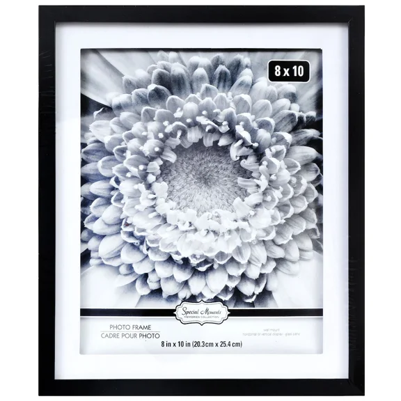 Special Moments Black With White Trim Picture Frame, 8X10 In.