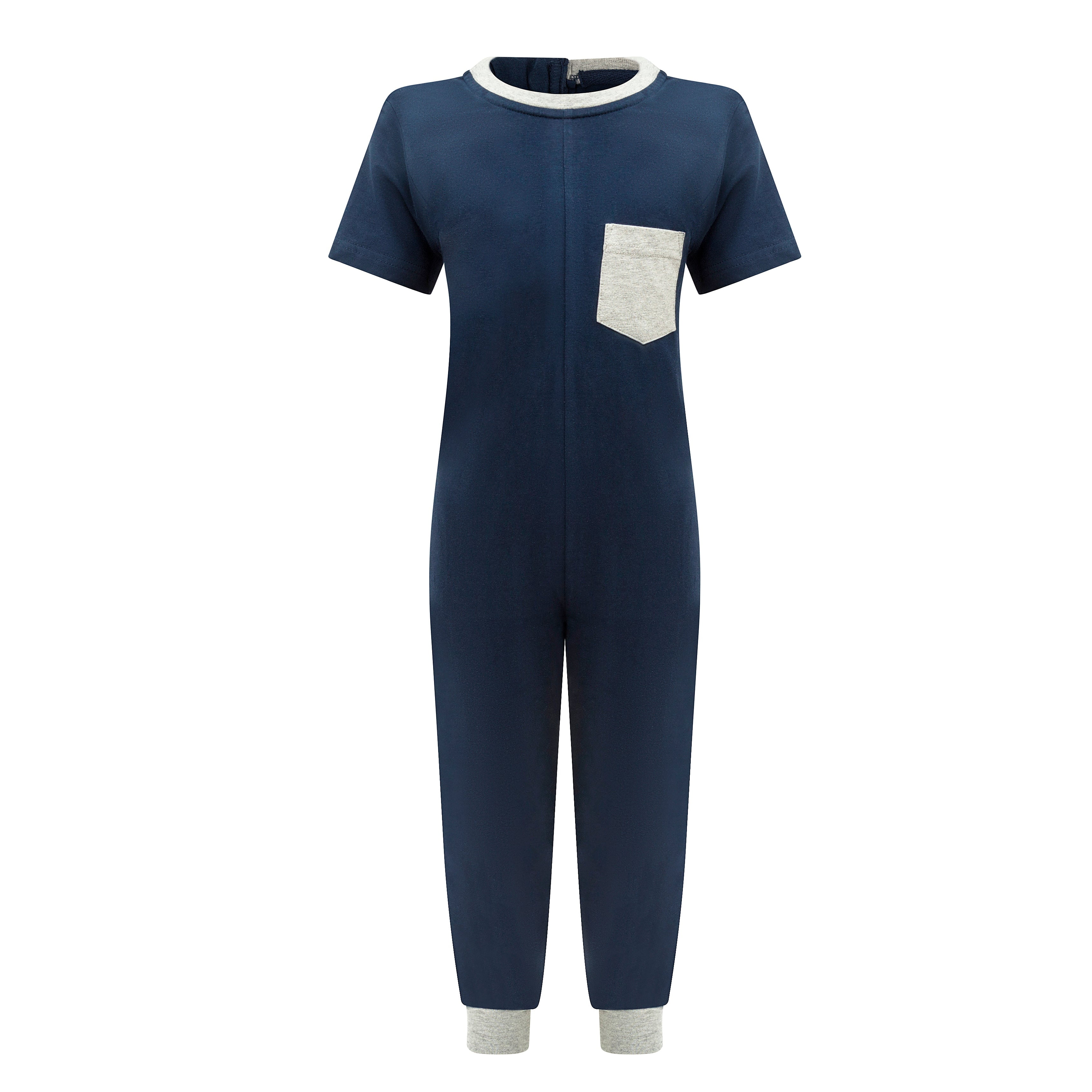 Special Needs Adaptive Clothing For Adults, Zipback Short Sleeve Long Leg Bodysuit For Adults