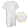 thumbnail image 1 of Special Needs Clothing Adults Short Sleeve Popper Vest Bodysuit with Crouch Snap Button & tube Access, Adaptive Clothing for Adults with Special Needs, Supersoft Cotton Elastane Fabric, By Kaycey, 1 of 9