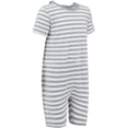 thumbnail image 1 of Special Needs Clothing for Older Children (7-8 Yrs Old) - Zip Back Jumpsuit for Boys & Girls by KayCey Grey/White, 1 of 8