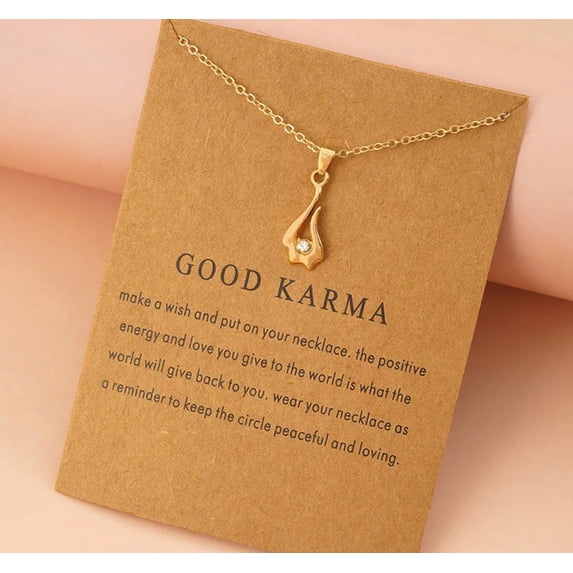 Special Occasion Necklace Good Karma