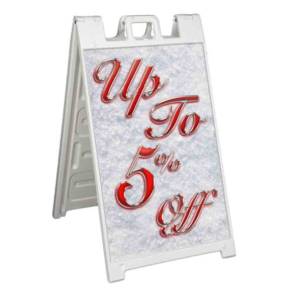 Special Offer (24" X 36") Standard A-Frame Signicade, Includes Decal Applied To Stand