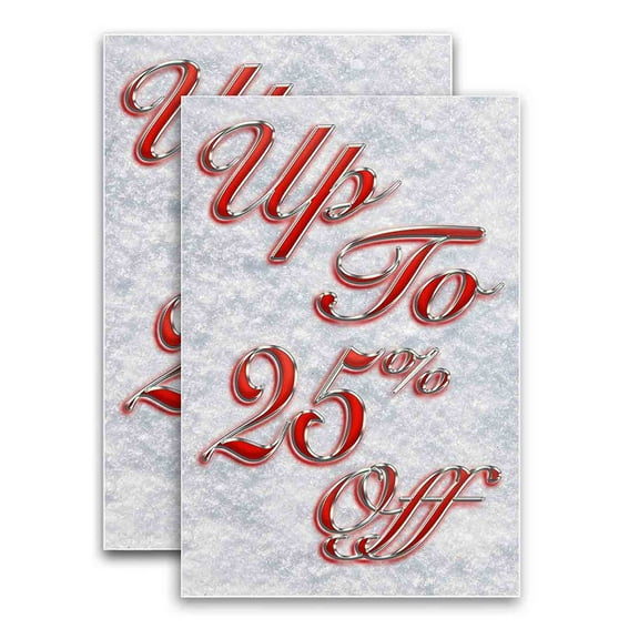 Special Offer (24" X 36") Vinyl Decal Only (Pack of 2)