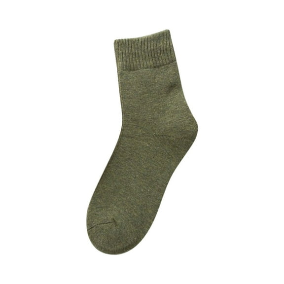 Special Offer! Beshee Socks for Women, Womens Vintage Winter Soft Warm Thick Cold Knit Wool Crew Socks Multicolor Womens Socks Green