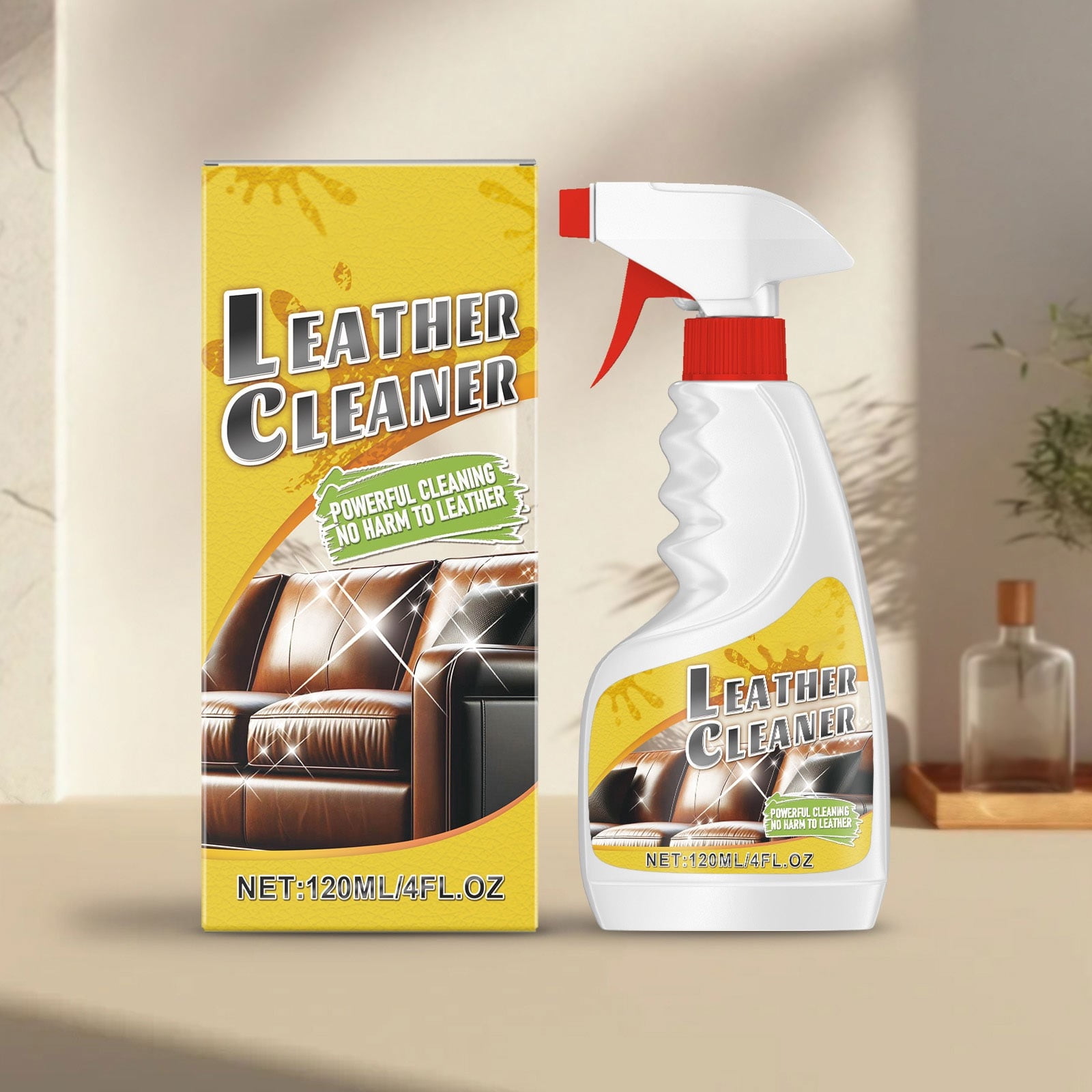 Special Offer! Ywbawe Leather Sofa Stain Cleaner Spray, Leather ...