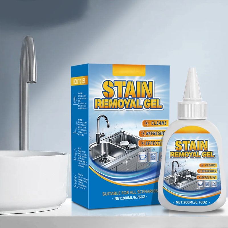 Special Offer! Ywbawe Multi-Purpose Stain Remover Gel Cleaner, Powerful Grease and Dirt Remover, Kitchen and Laundry Cleaner, 200ml Stain and Odor Remover for Washing Machines
