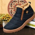 thumbnail image 1 of Special Offers Juebong Couples Comfortable Casual Shoes Women's Men Winter Water-Resistant Flat Snow Boots,Blue,40, 1 of 5