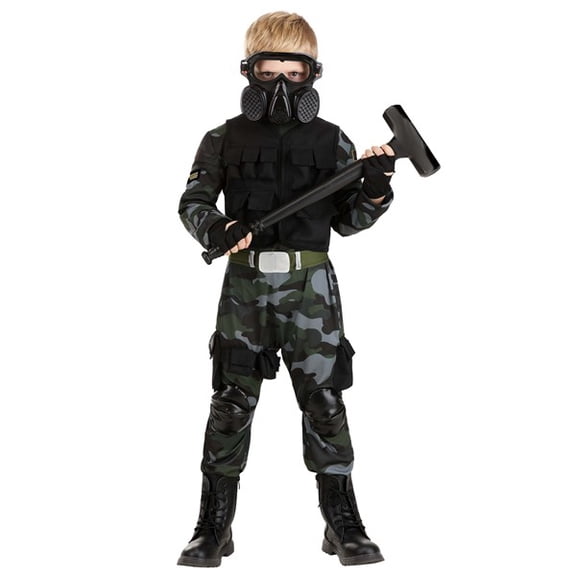 Special Ops Hammer Soldier Kid's Costume