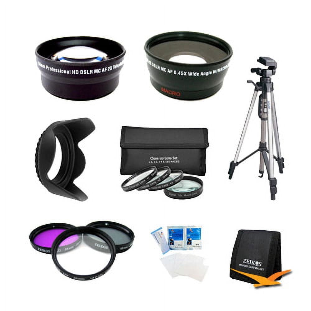 Special PRO SHOOTER 58MM WIDE ANGLE/TELEPHOTO LENS KIT for Canon
