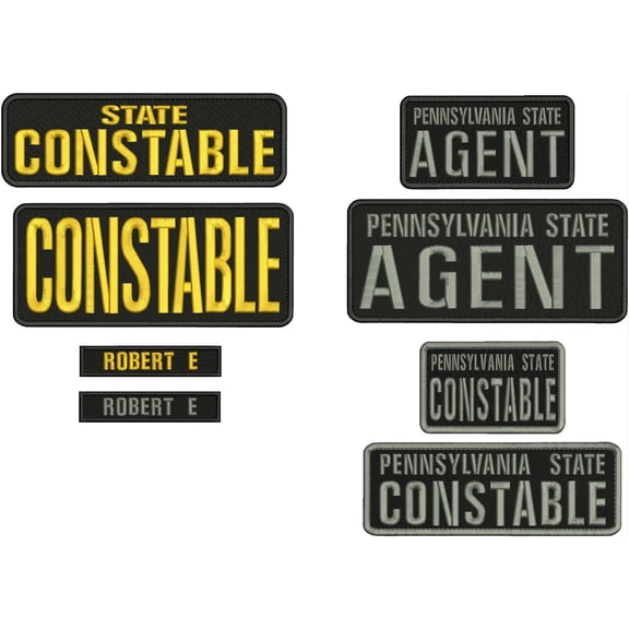 Special Patches Hook On Back Patches for Uniform for Custom Order 8 Embroidery Patches 4X103X103X93X63X5 And 1X5'' Mod-XC9-DF3966