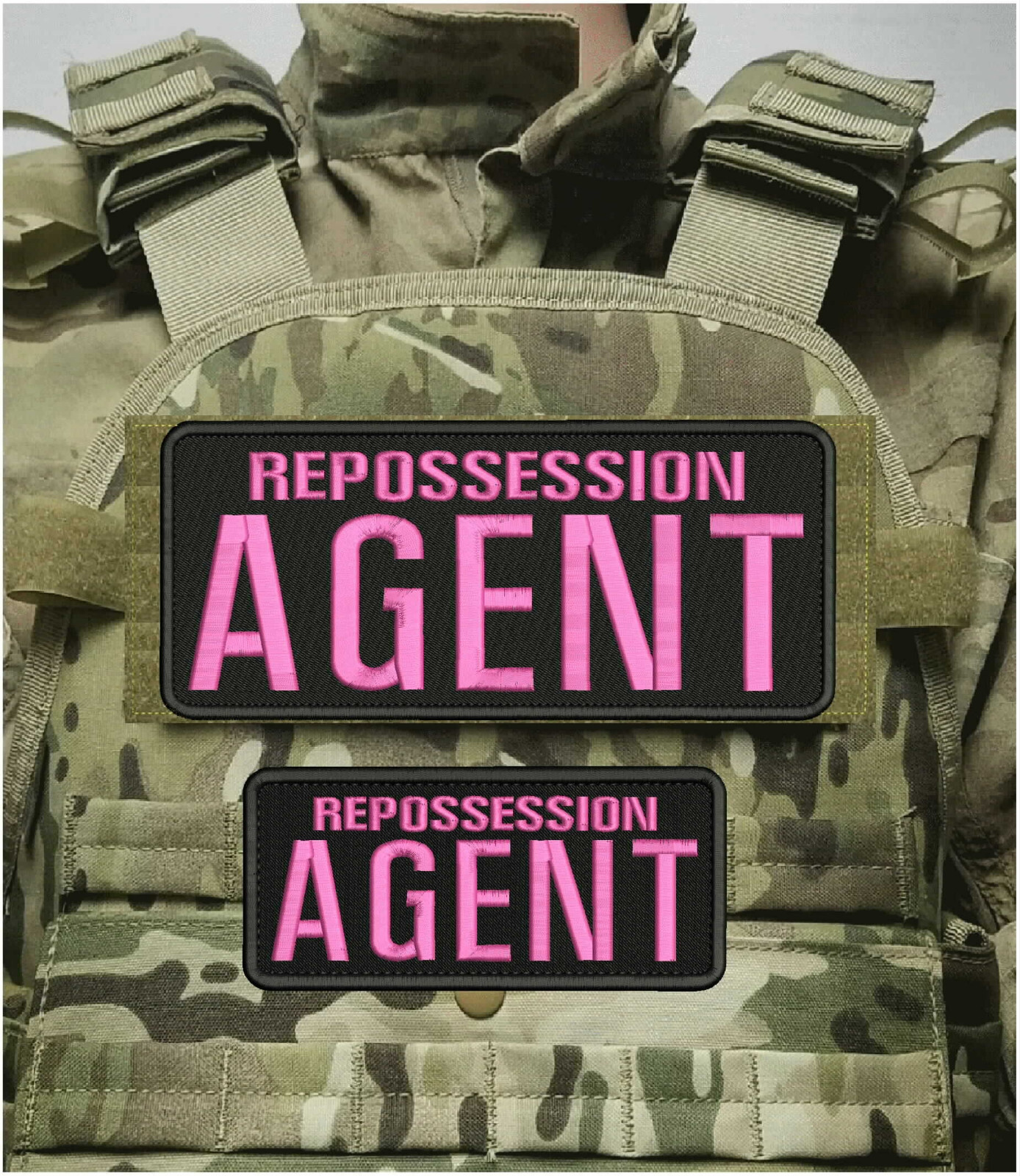 Special Patches Hook On Back Patches for Uniform for Repossession Agent ...