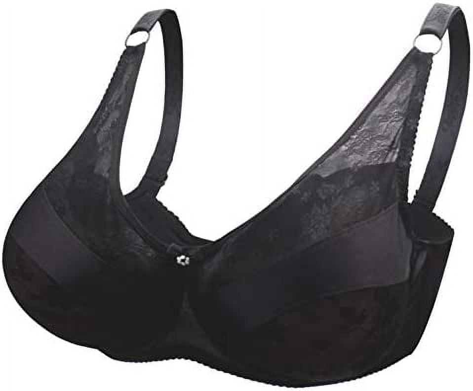 Special Pocket Bra for Silicone Breast Forms Post Surgery Mastectomy Black  Bra Size 46/105