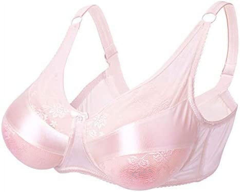Special Pocket Bra for Silicone Breast Forms Post Surgery Mastectomy Pink  Bra Size 44/100 
