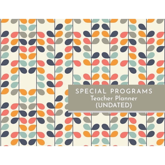 Special Programs Teacher Planner, (Paperback)