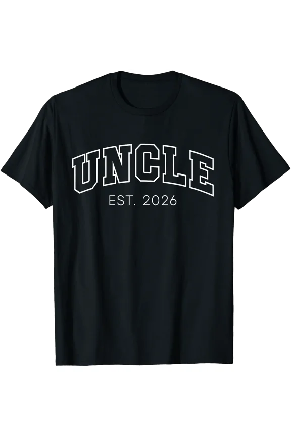 Special Promoted to Uncle Est 2026 T-Shirt First Time Uncle to Be Gift