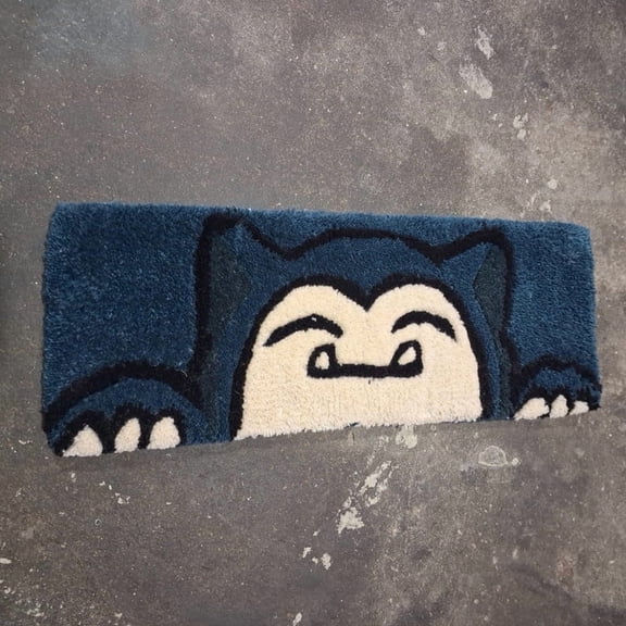 Special Rugs " Cute Snorlax Hand-Tufted Mat – Soft and Playful Design"
