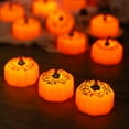 thumbnail image 1 of Small Lamp Halloween Mini Lantern Lights for Tiered Tray Battery Powered Led Fall Pumpkin Decorations JASKFLY, 1 of 9