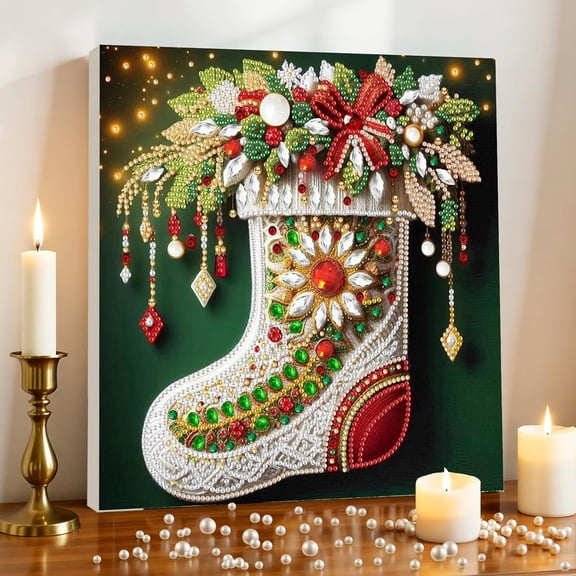 Special Shape Diamond Painting Kits for Adults & Beginners, 11.81×11.81 Inch DIY Partial Drill Diamond Pearl Painting, Crystal Rhinestone Gem Art Craft Home Decor