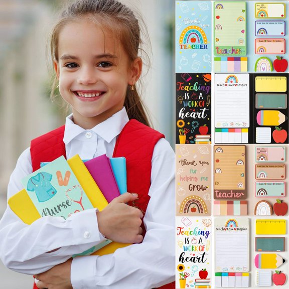 Special Shaped Cartoon Message Pad Reusable Stick On Account Notepad for Home and Office