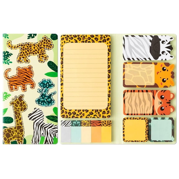 Special Shaped Combination Note Pad Simple Cartoon Message Pad Stick Account Notepad Style F