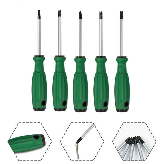 Special Shaped Screwdriver Triangular/U/Y/Inner Cross Screwdrivers For Auto Electrical Repairing Magnetic Hand Tools Accessories Inner Cross Screwdriver Smile Home