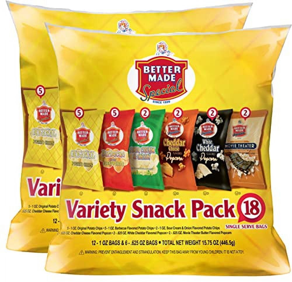 Special Snack Food Packs Potato Chips & 18Ct (Pack Of 2) 15.75 Each